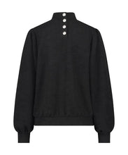 Load image into Gallery viewer, TRAMONTANA JUMPER STRETCH TWEED black
