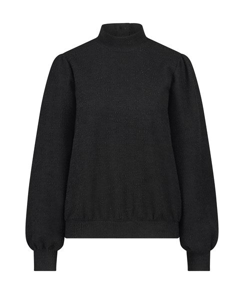 TRAMONTANA JUMPER STRETCH TWEED black