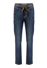 Afbeelding in Gallery-weergave laden, GEISHA JEANS STRAIGHT dark blue denim
