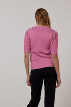 Load image into Gallery viewer, TRAMONTANA JUMPER S/S BUTTON DETAIL rose

