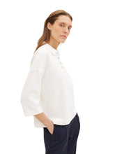Afbeelding in Gallery-weergave laden, TOM TAILOR T-SHIRT POLO COLLAR whisper white
