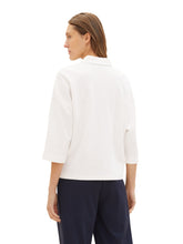 Afbeelding in Gallery-weergave laden, TOM TAILOR T-SHIRT POLO COLLAR whisper white
