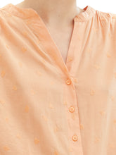 Load image into Gallery viewer, TOM TAILOR EMBROIDERED BLOUSE peach tonal embroidery
