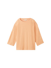 Afbeelding in Gallery-weergave laden, TOM TAILOR T-SHIRT WITH BUTTONS light coral
