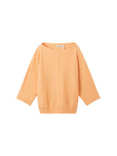 Load image into Gallery viewer, TOM TAILOR KNIT PULLOVER STRUCTURED light coral melange
