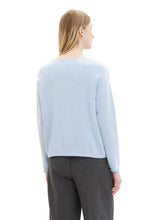 Afbeelding in Gallery-weergave laden, TOM TAILOR KNIT PULLOVER WITH STRUCTURE blue bubble structure

