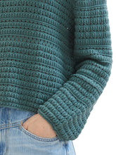 Load image into Gallery viewer, TOM TAILOR KNIT PULLOVER STRUCTURED sea pine green
