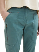 Load image into Gallery viewer, TOM TAILOR SLIM PANTS WITH CARGO DETAILS sea pine green
