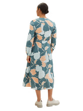 Load image into Gallery viewer, TOM TAILOR PRINTED AIRBLOW DRESS abstract flower print
