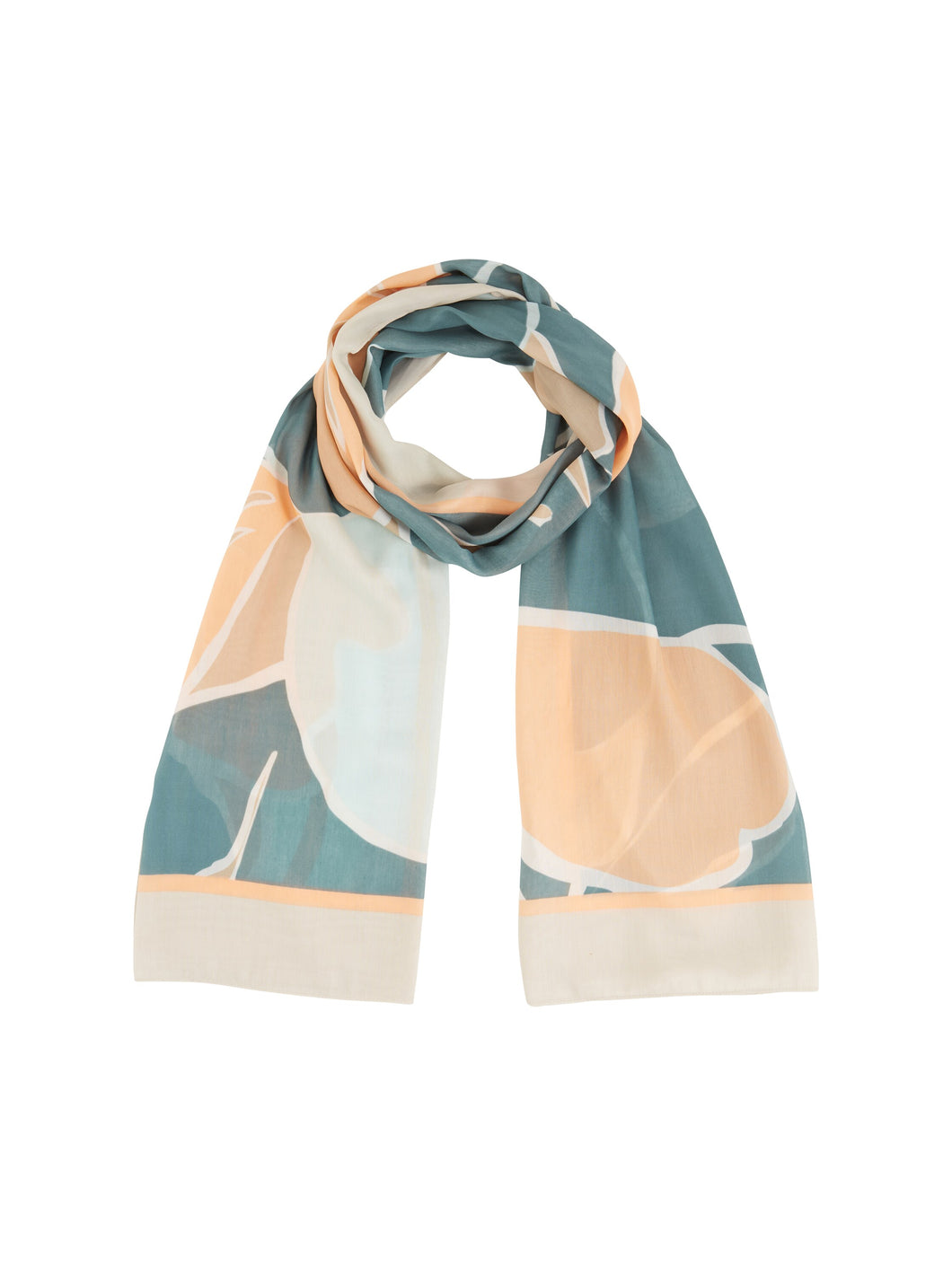 TOM TAILOR SCARF PRINTED abstract flower print