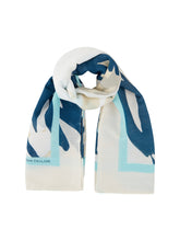 Afbeelding in Gallery-weergave laden, TOM TAILOR PRINTED SQUARE SCARF whisper white
