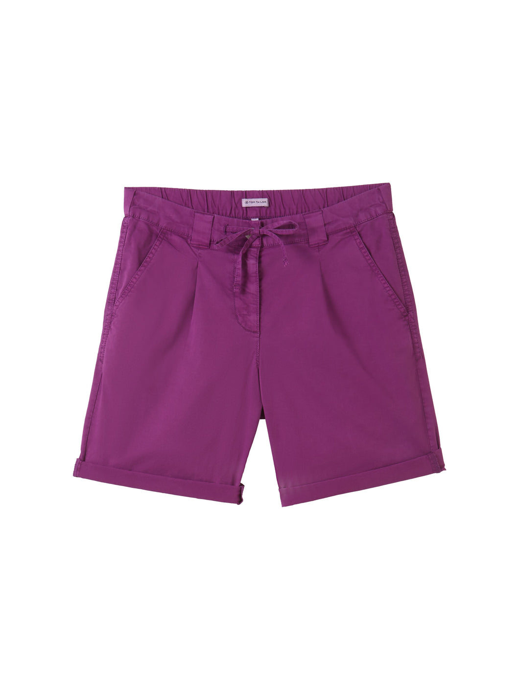 TOM TAILOR CHINO BERMUDA dark orchid