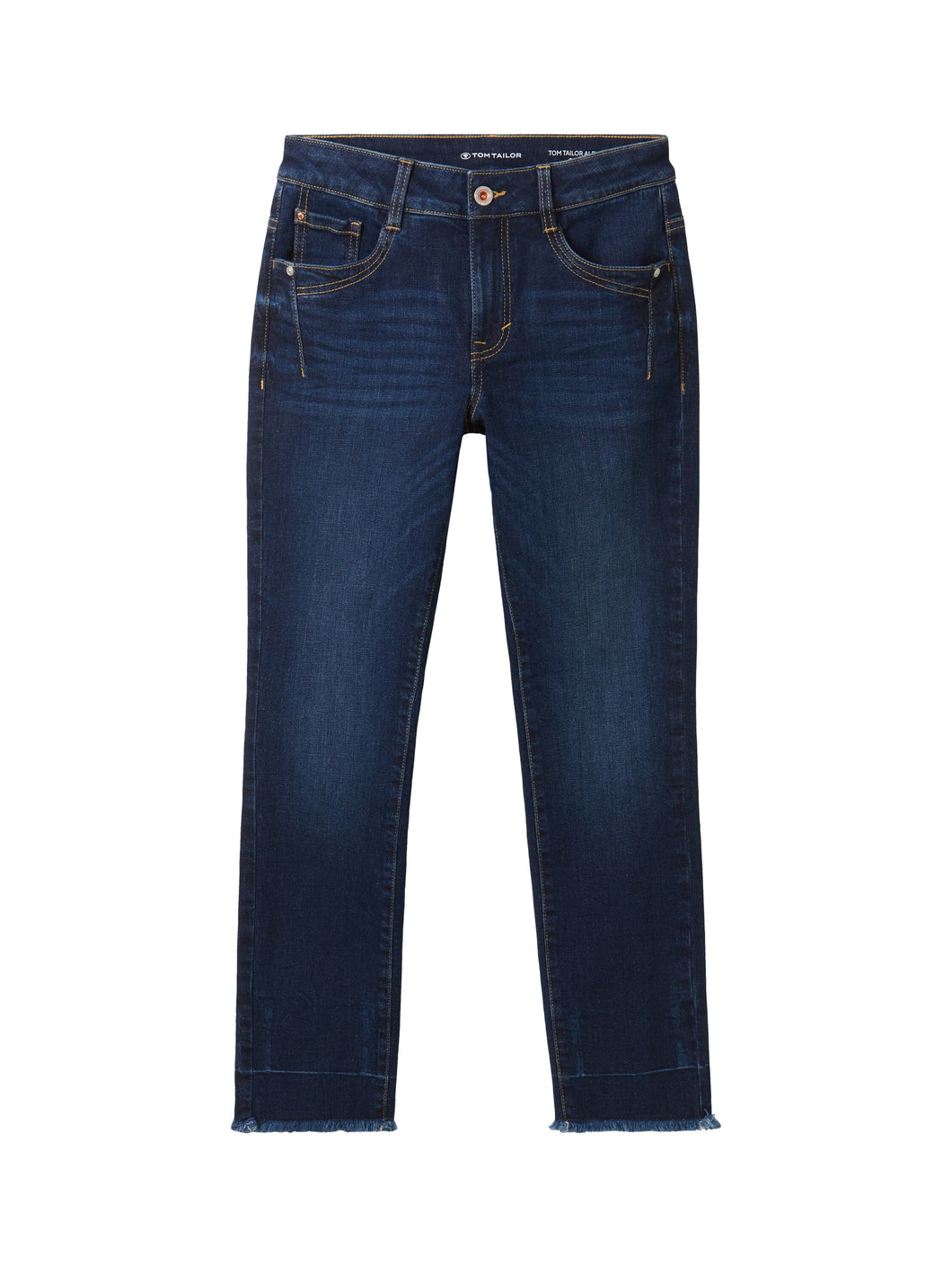 TOM TAILOR ALEXA SLIM JEANS dark stone wash denim