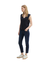 Load image into Gallery viewer, TOM TAILOR ALEXA SLIM JEANS dark stone wash denim
