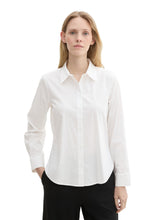 Afbeelding in Gallery-weergave laden, TOM TAILOR CLASSIC POPLIN SHIRT white
