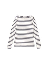 Afbeelding in Gallery-weergave laden, TOM TAILOR T-SHIRT STRIPED white navy stripe
