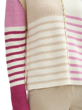 Afbeelding in Gallery-weergave laden, TOM TAILOR KNIT PATCHED STRIPE PULLOVER patched stripe knit
