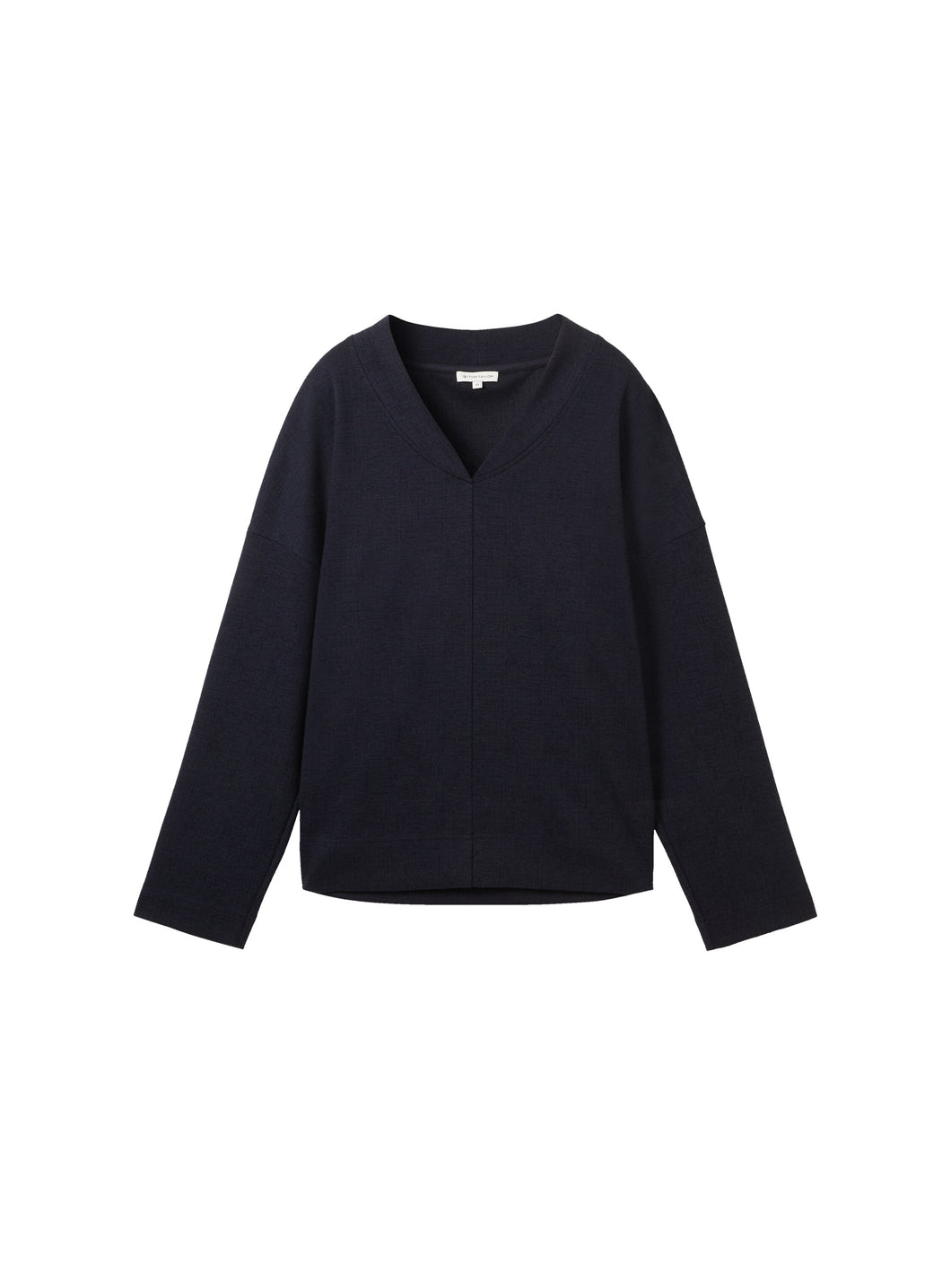 TOM TAILOR SWEATSHIRT STRUCTURED sky captain blue