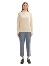 Load image into Gallery viewer, TOM TAILOR KNIT BOUCLE PULLOVER doeskin melange
