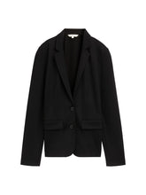 Load image into Gallery viewer, TOM TAILOR EASY JERSEY SOLID BLAZER deep black
