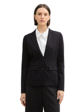 Load image into Gallery viewer, TOM TAILOR EASY JERSEY SOLID BLAZER deep black
