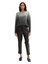 Afbeelding in Gallery-weergave laden, TOM TAILOR PU LOOSE FIT PANTS deep black
