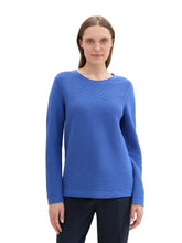 Afbeelding in Gallery-weergave laden, TOM TAILOR SWEATER NEW OTTOMAN preppy jean blue
