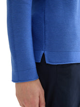 Afbeelding in Gallery-weergave laden, TOM TAILOR SWEATER NEW OTTOMAN preppy jean blue
