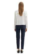 Load image into Gallery viewer, TOM TAILOR MIA SLIM delicate navy check design
