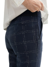 Load image into Gallery viewer, TOM TAILOR MIA SLIM delicate navy check design
