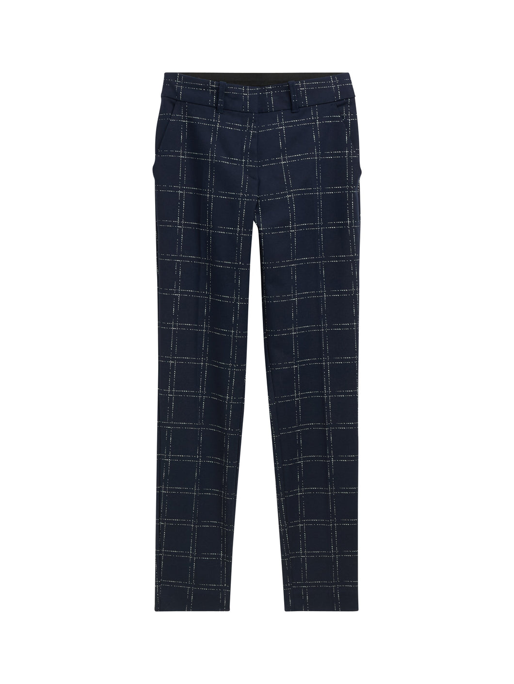 TOM TAILOR MIA SLIM delicate navy check design