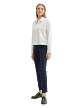 Load image into Gallery viewer, TOM TAILOR MIA SLIM delicate navy check design
