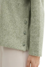 Load image into Gallery viewer, TOM TAILOR SWEATSHIRT COSY RIB pure sage melange
