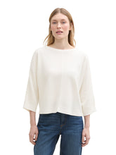 Load image into Gallery viewer, TOM TAILOR KNIT STRUCTURED BOATNECK whisper white
