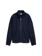 Afbeelding in Gallery-weergave laden, TOM TAILOR SWEATJACKET STAND UP COLLAR sky captain blue
