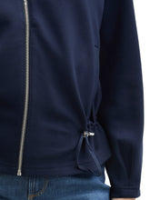 Afbeelding in Gallery-weergave laden, TOM TAILOR SWEATJACKET STAND UP COLLAR sky captain blue
