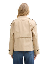 Afbeelding in Gallery-weergave laden, TOM TAILOR SHORT TRENCHCOAT soft taupe beige
