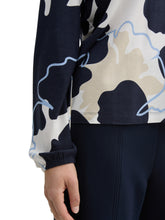 Afbeelding in Gallery-weergave laden, TOM TAILOR SHIRT V-NECK ALLOVERPRINTED big floral shapes design
