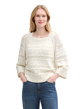 Afbeelding in Gallery-weergave laden, TOM TAILOR KNIT COLORFULL RAGLAN PULLOVER berry blue design
