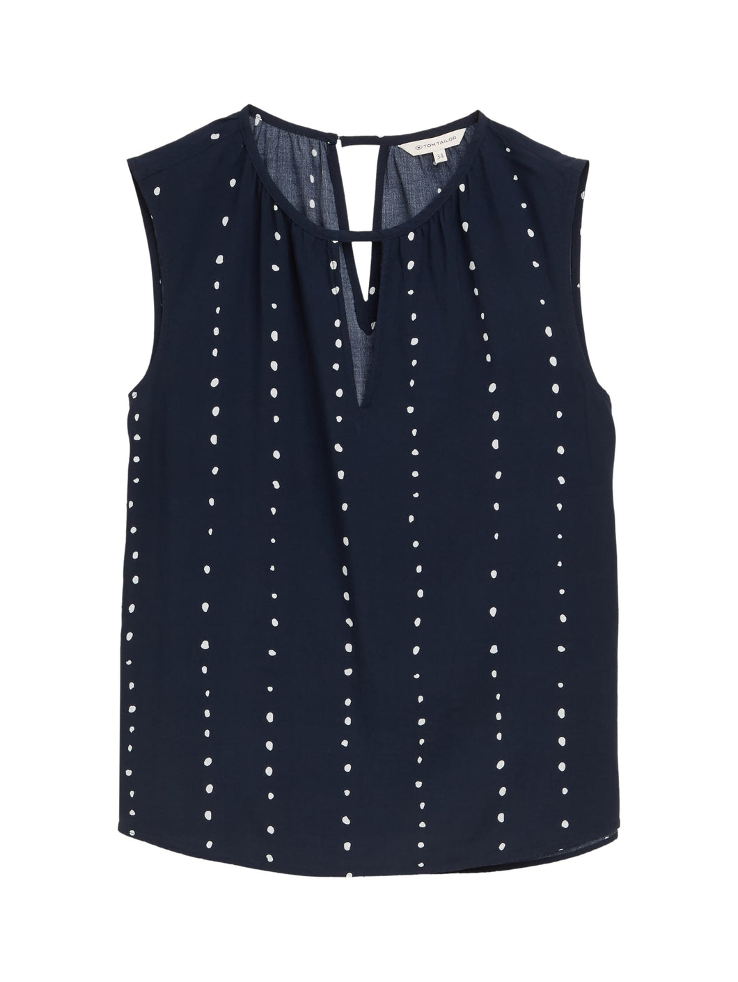 TOM TAILOR BLOUSE FEMININE TOP PRINTED navy dot print