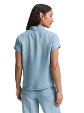 Load image into Gallery viewer, TOM TAILOR BLOUSE DENIM LOOK clean mid stone blue
