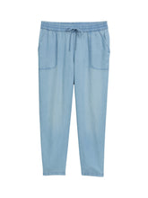 Afbeelding in Gallery-weergave laden, TOM TAILOR LOOSE FIT DENIM LOOK PANTS clean mid stone blue
