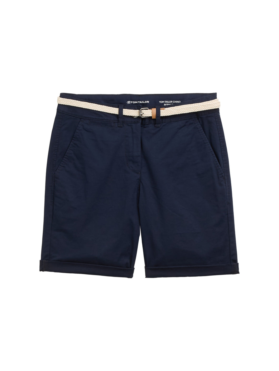 TOM TAILOR CHINO BERMUDA sky captain blue