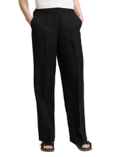 Afbeelding in Gallery-weergave laden, TOM TAILOR LINEN WIDE LEG PANTS deep black
