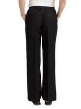 Afbeelding in Gallery-weergave laden, TOM TAILOR LINEN WIDE LEG PANTS deep black
