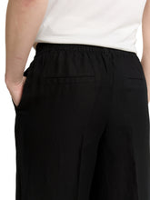 Afbeelding in Gallery-weergave laden, TOM TAILOR LINEN WIDE LEG PANTS deep black
