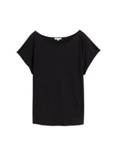 Afbeelding in Gallery-weergave laden, TOM TAILOR T-SHIRT SHOULDER SLIT deep black
