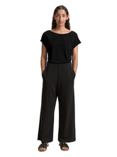 Afbeelding in Gallery-weergave laden, TOM TAILOR T-SHIRT SHOULDER SLIT deep black
