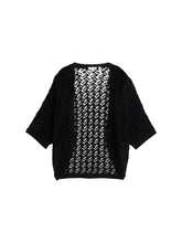 Afbeelding in Gallery-weergave laden, TOM TAILOR KNIT SHORT BOLERO deep black
