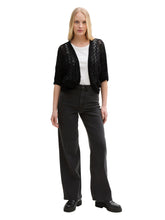 Afbeelding in Gallery-weergave laden, TOM TAILOR KNIT SHORT BOLERO deep black

